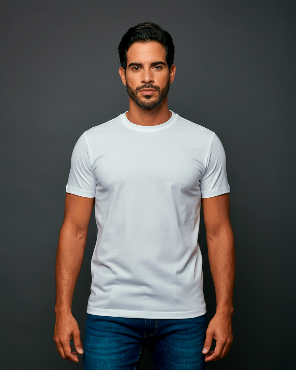 Camiseta Algodão Lisa - Imagem 2