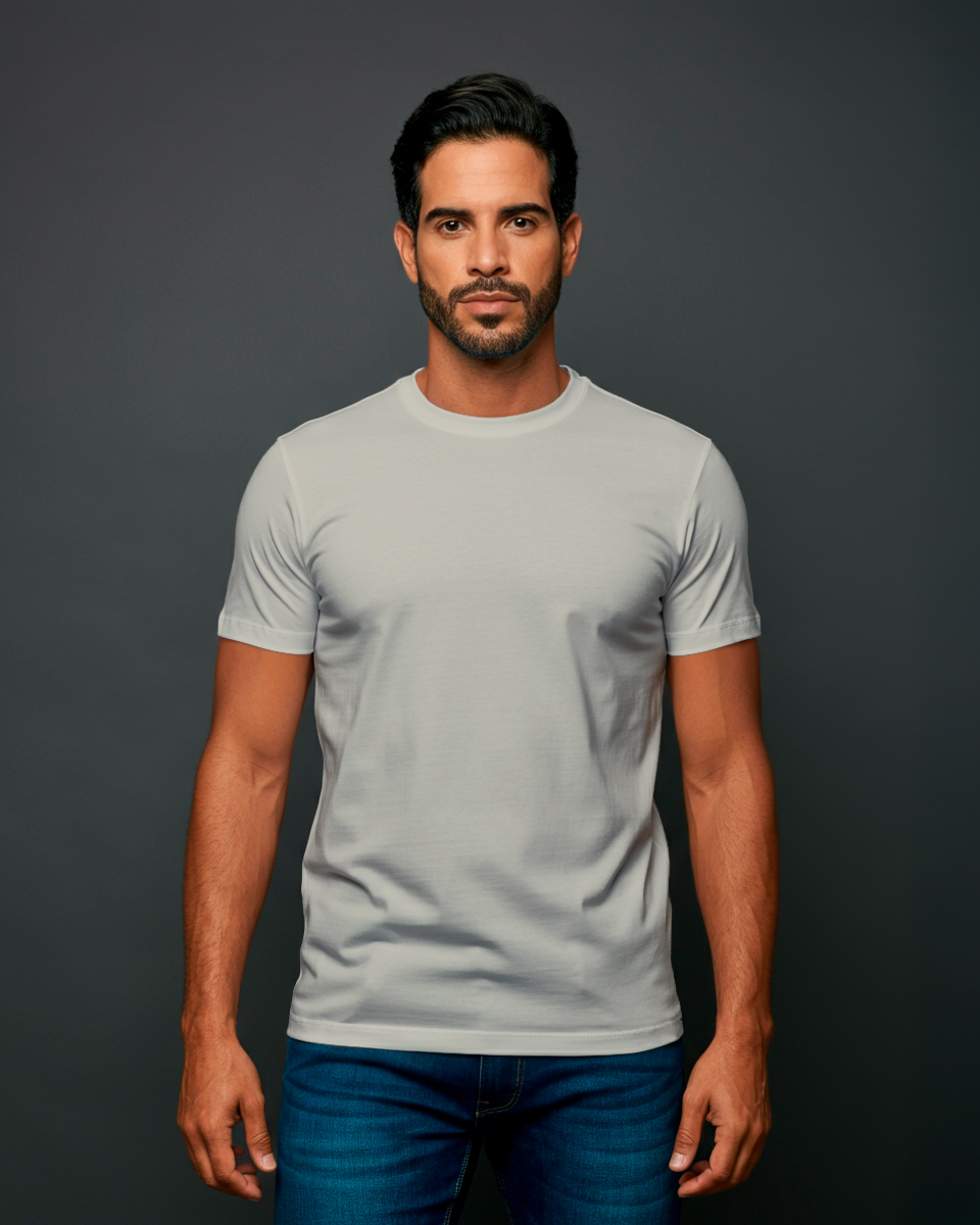 Camiseta Algodão Lisa - Imagem 5